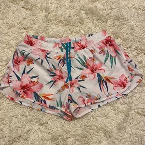Floral Track Shorts